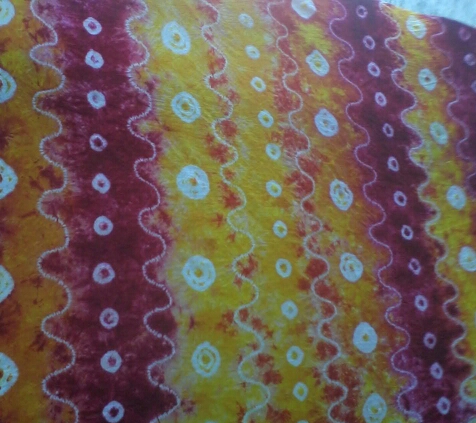 Batik jumput " Cantiq "