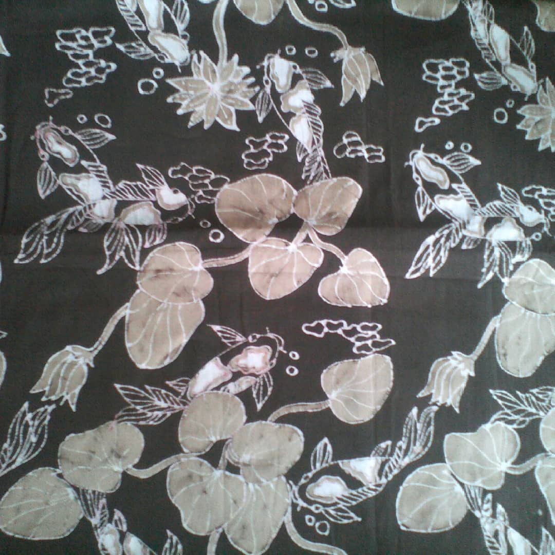 Batik koi warna alam