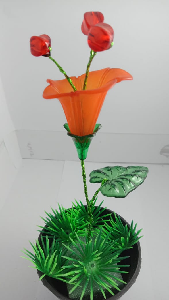 Bunga kecubung akrilik