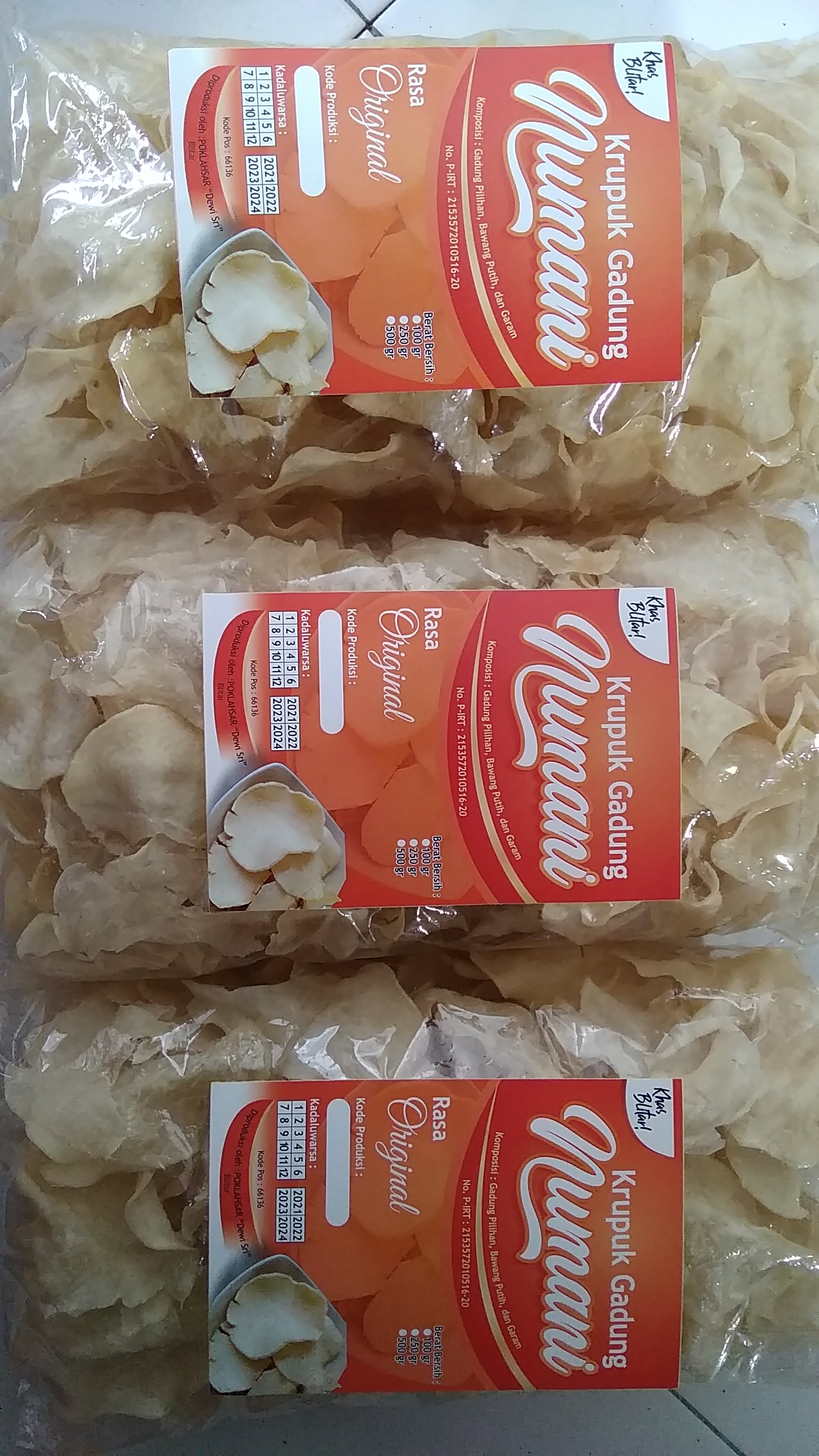 KRUPUK GADUNG " NUMANI"