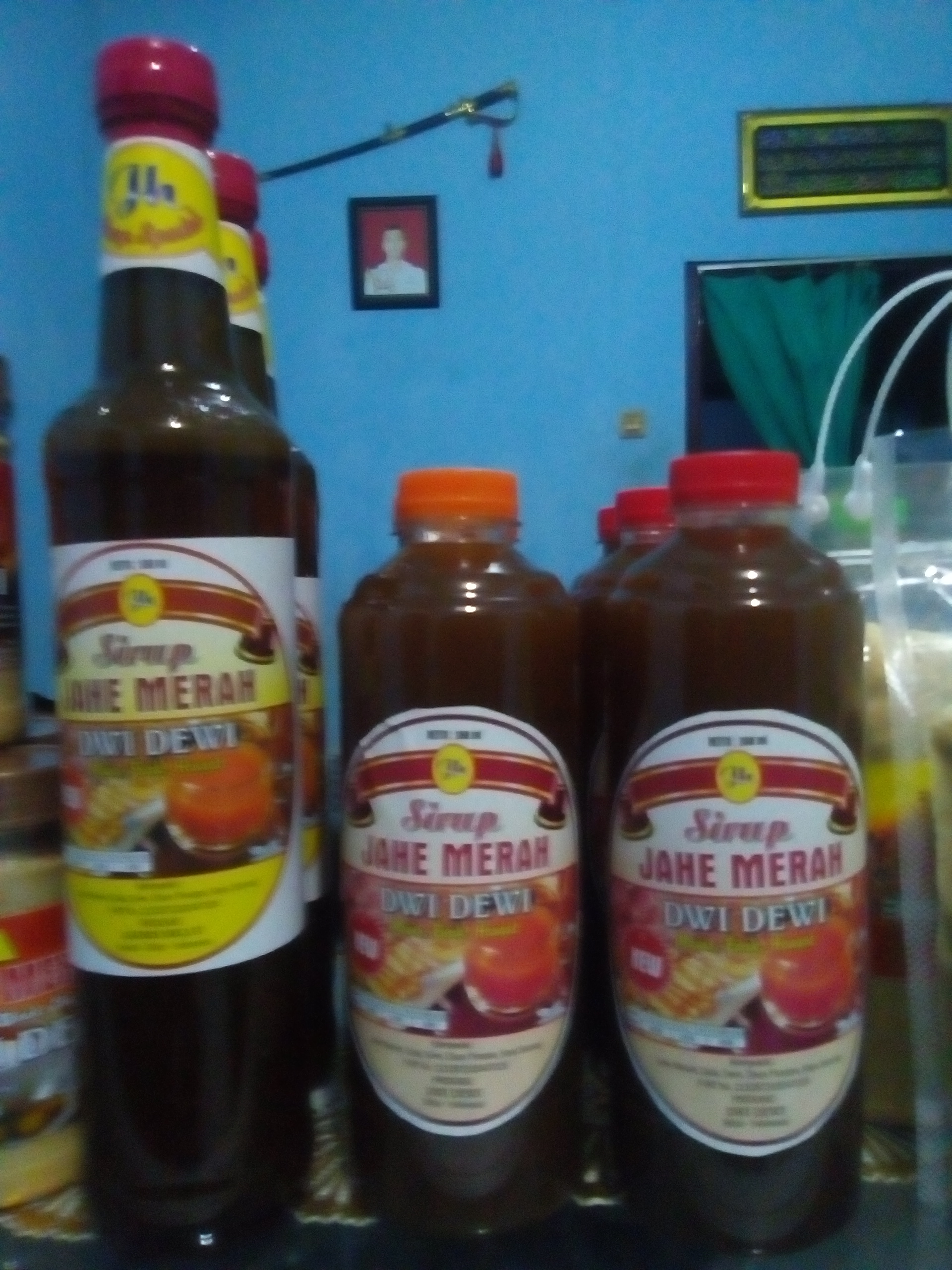 Sirup jahe merah "  DWI DEWI "