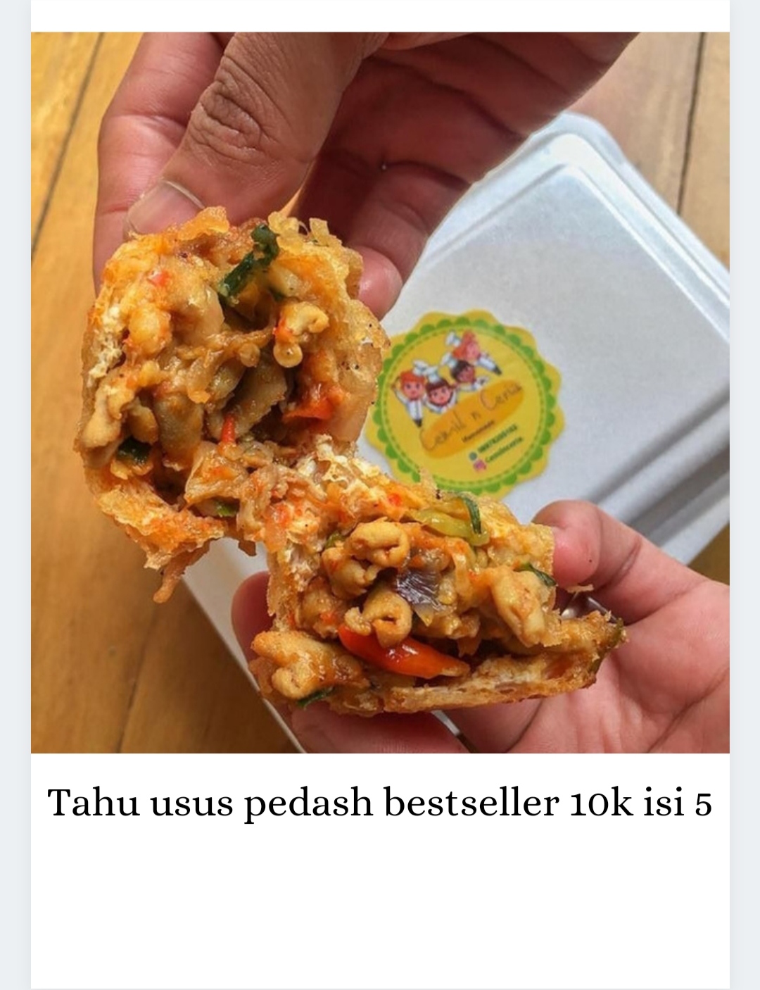 Tahu Usus Pedass