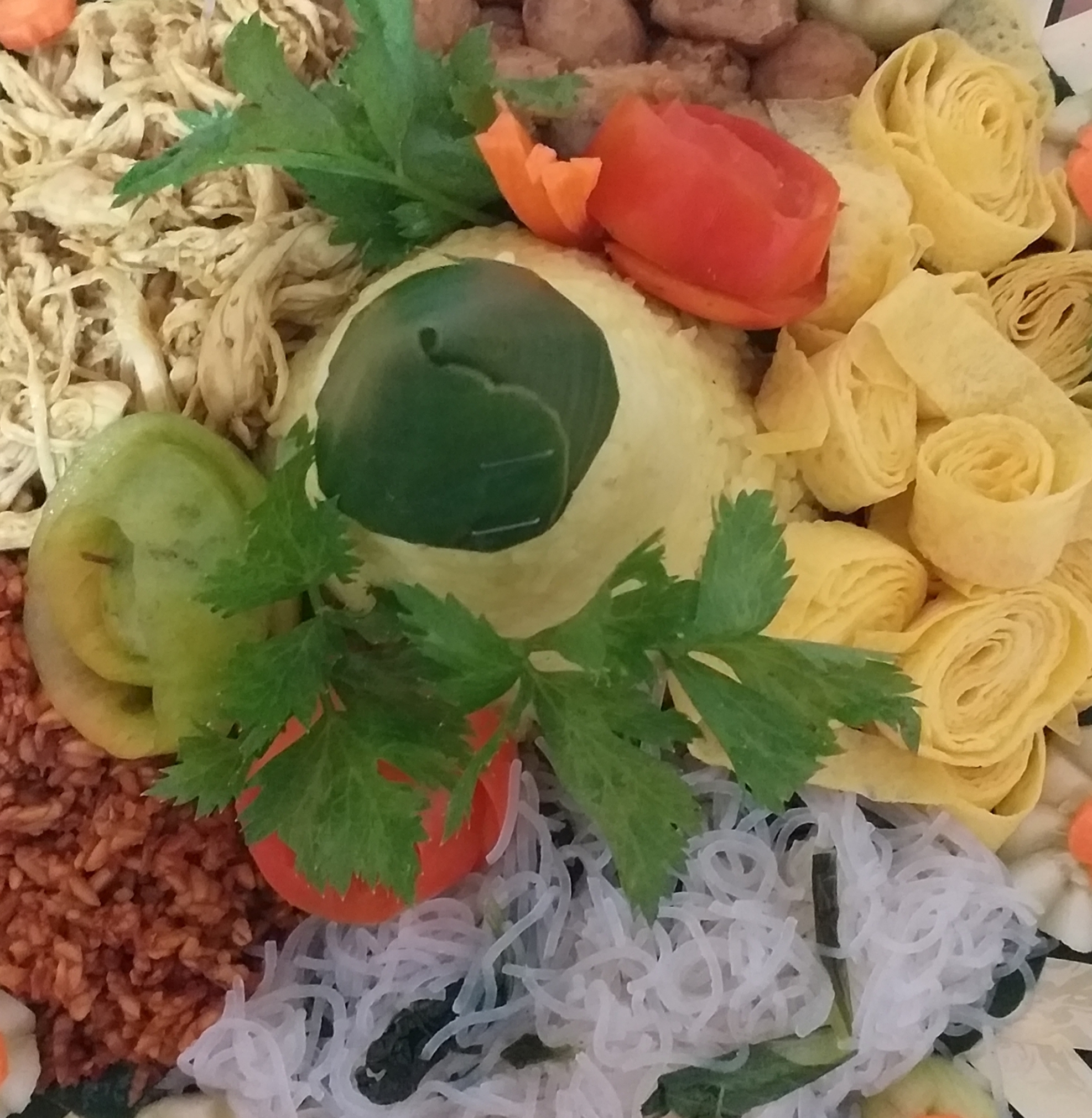 Tumpeng mini cantik ,Bu Lilik Broto