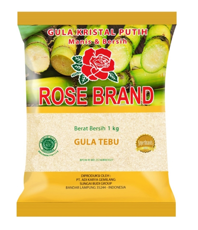 Veve cell -  Gula Kristal Putih  Rose Brand 1kg