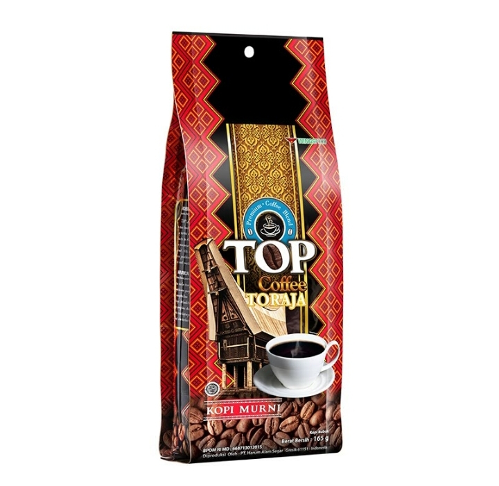 Veve cell - kopi Bubuk - Top Coffee Murni Toraja 165g