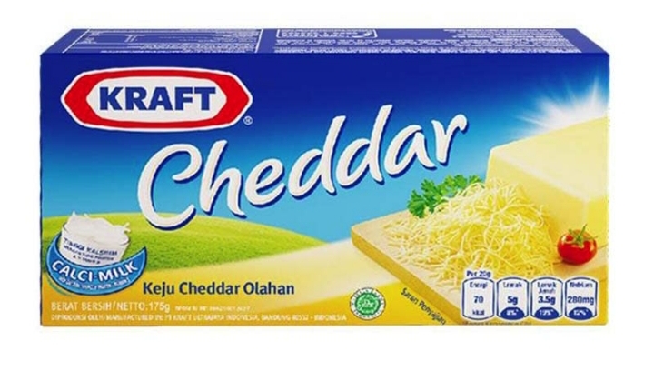 Veve Cell - Kraft keju Cheddar  olahan 165g