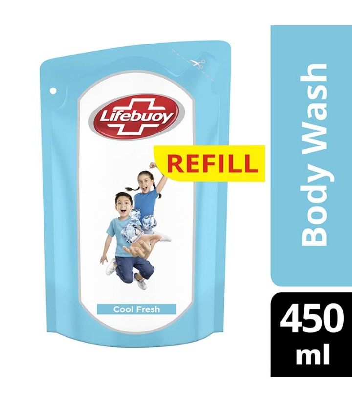 Veve cell - LIFEBUOY antibacterial bodywash 450 ml refill