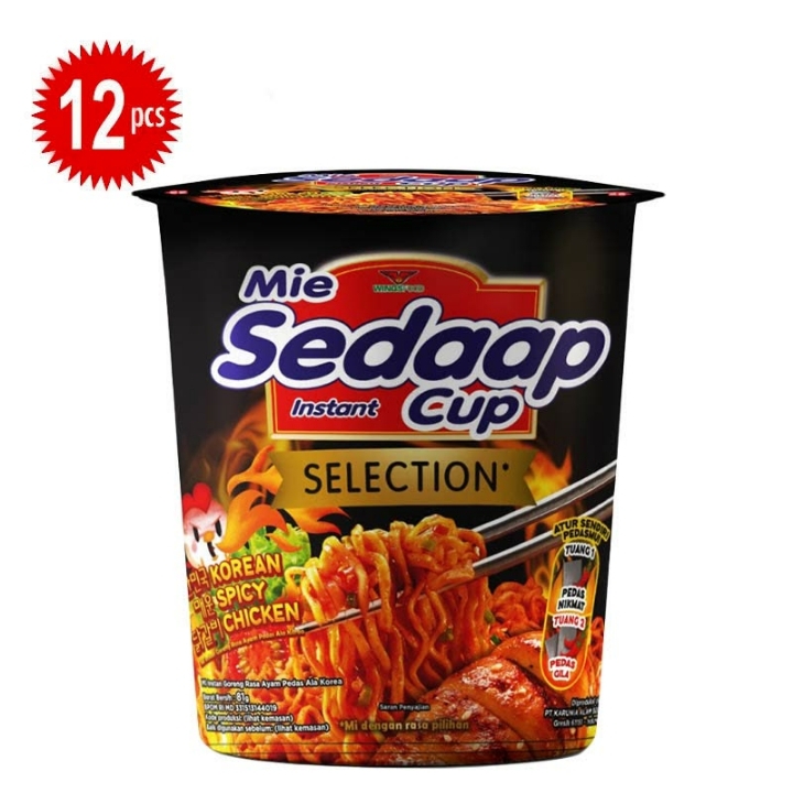 Veve cell -  Mie Instan - Sedaap Cup Korean Spicy Chiken 81g