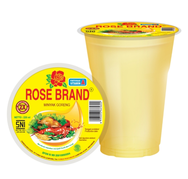 Veve cell - Minyak Goreng  - ROSE BRAND Cup 220 ml