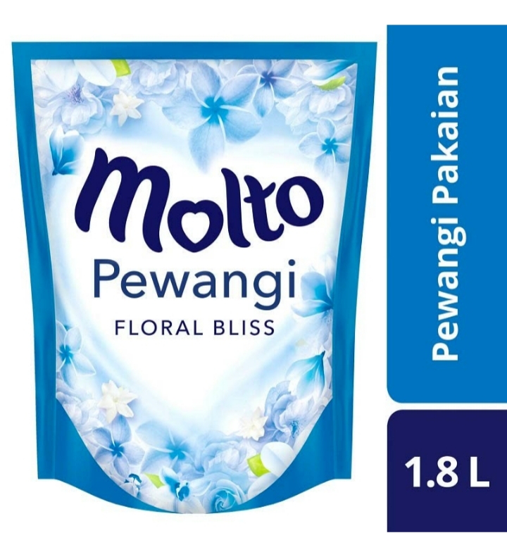 Veve cell - Molto Pelembut Dan Pewangi Pakaian Blue 1.8 liter
