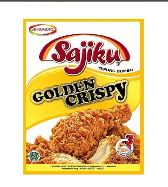 Veve cell  - Tepung  Bumbu - Sajiku Golden Crispy 200g