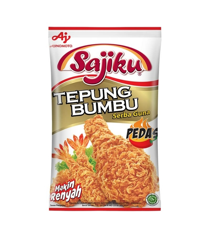 Veve cell  - Tepung  Bumbu Serbaguna - Sajiku Pedas 75g